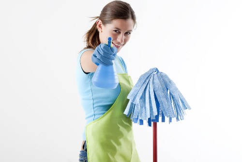 Professional sofa cleaning in Hornsey removing dust and stains from upholstery